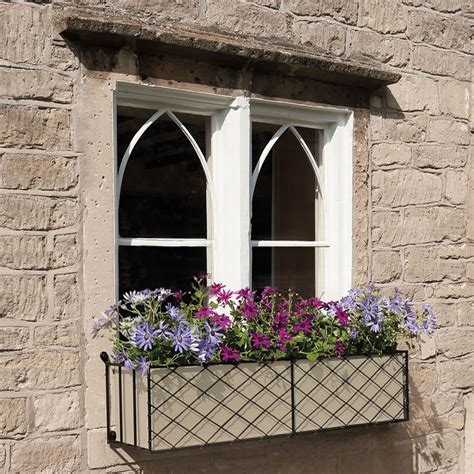 metal window boxes for plants uk|galvanized metal window box.